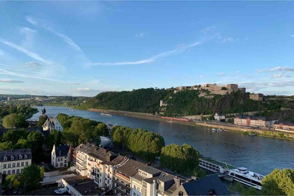 Schoene Penthouse Wohnung Direkt Am Deutschen Eck Кобленц Экстерьер фото